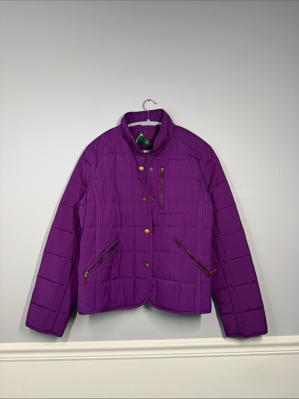 Lauren Ralph Lauren purple barn coat size XL